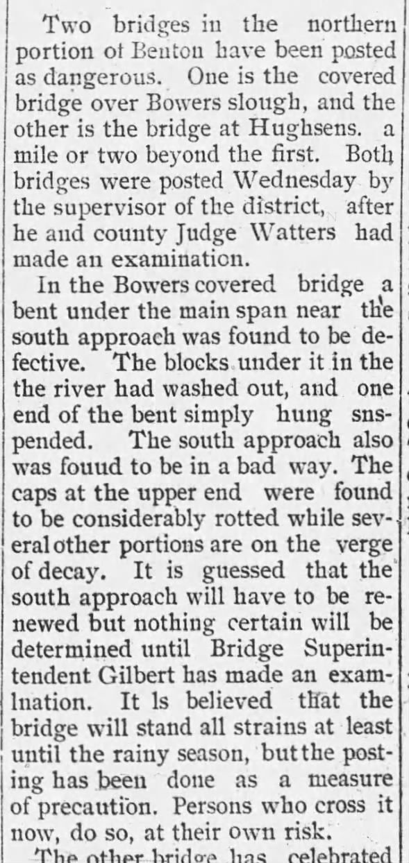 Bower's CB, (Bower's Slough) 8/23/1902